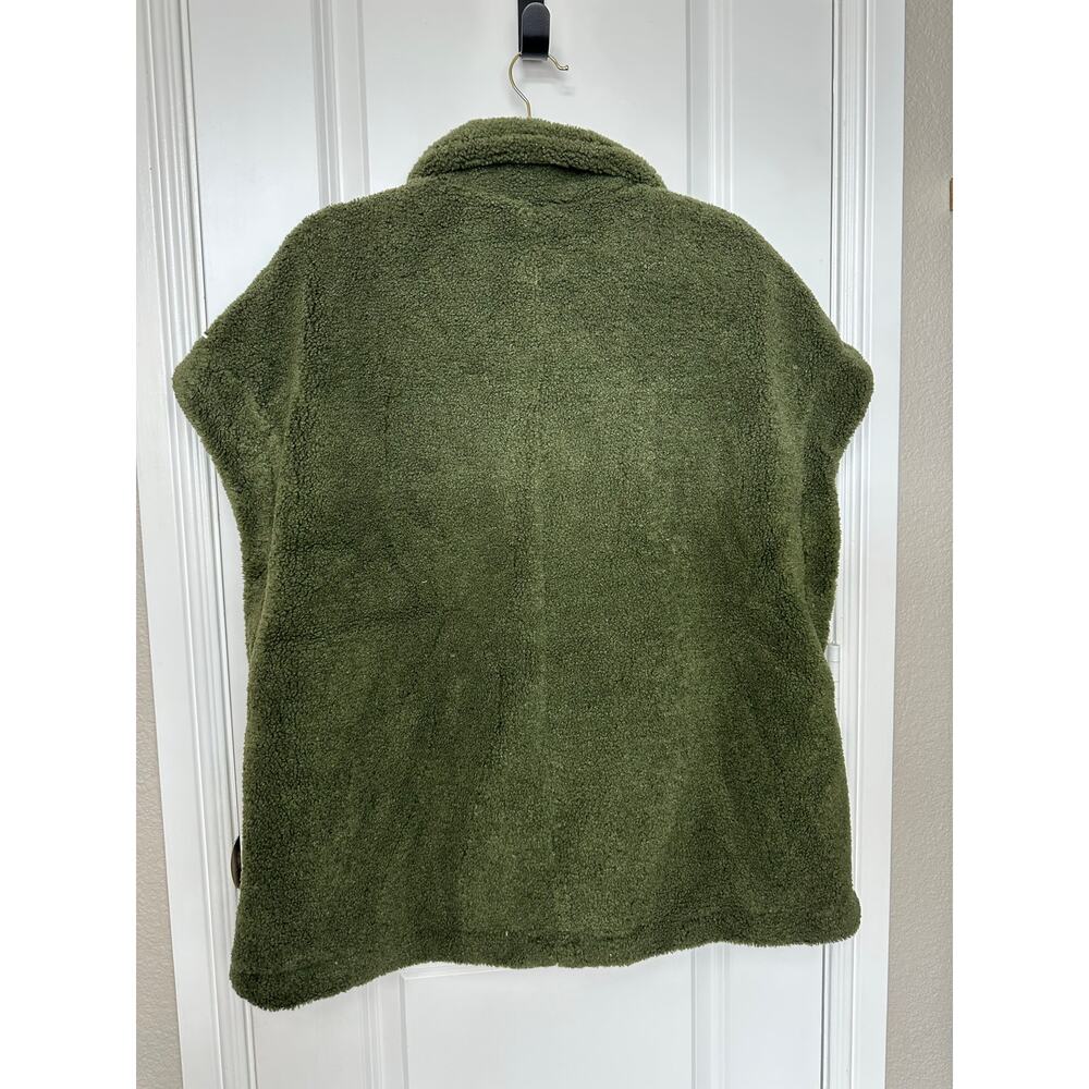 Women's Large Green Fleece Vest‎ - Picture 4 of 4